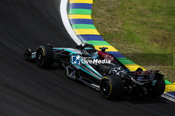 02/11/2024 - 63 RUSSELL George (gbr), Mercedes AMG F1 Team W15, action during the Formula 1 Grande Premio de Sao Paulo 2024, 21th round of the 2024 Formula One World Championship from November 1 to 3, 2024 on the Interlagos Circuit, in Sao Paulo, Brazil - F1 - SAO PAULO GRAND PRIX 2024 - FORMULA 1 - MOTORI