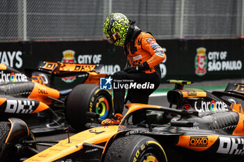 02/11/2024 - NORRIS Lando (gbr), McLaren F1 Team MCL38, portrait during the Formula 1 Grande Premio de Sao Paulo 2024, 21th round of the 2024 Formula One World Championship from November 1 to 3, 2024 on the Interlagos Circuit, in Sao Paulo, Brazil - F1 - SAO PAULO GRAND PRIX 2024 - FORMULA 1 - MOTORI