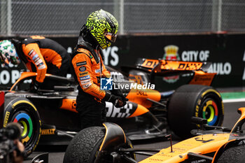 02/11/2024 - NORRIS Lando (gbr), McLaren F1 Team MCL38, portrait during the Formula 1 Grande Premio de Sao Paulo 2024, 21th round of the 2024 Formula One World Championship from November 1 to 3, 2024 on the Interlagos Circuit, in Sao Paulo, Brazil - F1 - SAO PAULO GRAND PRIX 2024 - FORMULA 1 - MOTORI