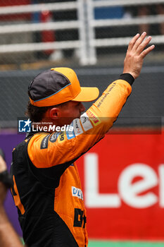 02/11/2024 - NORRIS Lando (gbr), McLaren F1 Team MCL38, portrait during the Formula 1 Grande Premio de Sao Paulo 2024, 21th round of the 2024 Formula One World Championship from November 1 to 3, 2024 on the Interlagos Circuit, in Sao Paulo, Brazil - F1 - SAO PAULO GRAND PRIX 2024 - FORMULA 1 - MOTORI