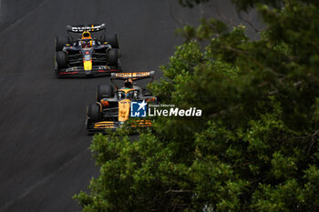 02/11/2024 - 81 PIASTRI Oscar (aus), McLaren F1 Team MCL38, 01 VERSTAPPEN Max (nld), Red Bull Racing RB20, action during the Formula 1 Grande Premio de Sao Paulo 2024, 21th round of the 2024 Formula One World Championship from November 1 to 3, 2024 on the Interlagos Circuit, in Sao Paulo, Brazil - F1 - SAO PAULO GRAND PRIX 2024 - FORMULA 1 - MOTORI