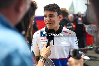 02/11/2024 - HADJAR Isack (fra), Red Bull Junior Team Driver & Reserve Driver, portrait Canal + during the Formula 1 Grande Premio de Sao Paulo 2024, 21th round of the 2024 Formula One World Championship from November 1 to 3, 2024 on the Interlagos Circuit, in Sao Paulo, Brazil - F1 - SAO PAULO GRAND PRIX 2024 - FORMULA 1 - MOTORI