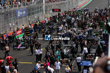 02/11/2024 - starting grid Alpine F1 Team Mercedes AMG F1 Team during the Formula 1 Grande Premio de Sao Paulo 2024, 21th round of the 2024 Formula One World Championship from November 1 to 3, 2024 on the Interlagos Circuit, in Sao Paulo, Brazil - F1 - SAO PAULO GRAND PRIX 2024 - FORMULA 1 - MOTORI