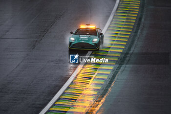 02/11/2024 - FIA Aston Martin Vantage Safety Car during the Formula 1 Grande Premio de Sao Paulo 2024, 21th round of the 2024 Formula One World Championship from November 1 to 3, 2024 on the Interlagos Circuit, in Sao Paulo, Brazil - F1 - SAO PAULO GRAND PRIX 2024 - FORMULA 1 - MOTORI