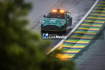 02/11/2024 - FIA Aston Martin Vantage Safety Car during the Formula 1 Grande Premio de Sao Paulo 2024, 21th round of the 2024 Formula One World Championship from November 1 to 3, 2024 on the Interlagos Circuit, in Sao Paulo, Brazil - F1 - SAO PAULO GRAND PRIX 2024 - FORMULA 1 - MOTORI