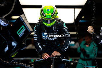 02/11/2024 - HAMILTON Lewis (gbr), Mercedes AMG F1 Team W15, portrait during the Formula 1 Grande Premio de Sao Paulo 2024, 21th round of the 2024 Formula One World Championship from November 1 to 3, 2024 on the Interlagos Circuit, in Sao Paulo, Brazil - F1 - SAO PAULO GRAND PRIX 2024 - FORMULA 1 - MOTORI