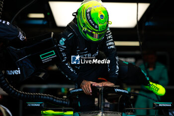 02/11/2024 - HAMILTON Lewis (gbr), Mercedes AMG F1 Team W15, portrait during the Formula 1 Grande Premio de Sao Paulo 2024, 21th round of the 2024 Formula One World Championship from November 1 to 3, 2024 on the Interlagos Circuit, in Sao Paulo, Brazil - F1 - SAO PAULO GRAND PRIX 2024 - FORMULA 1 - MOTORI