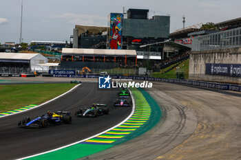 02/11/2024 - 43 COLAPINTO Franco (arg), Williams Racing FW46, action 44 HAMILTON Lewis (gbr), Mercedes AMG F1 Team W15, action 31 OCON Esteban (fra), Alpine F1 Team A524, action during the Formula 1 Grande Premio de Sao Paulo 2024, 21th round of the 2024 Formula One World Championship from November 1 to 3, 2024 on the Interlagos Circuit, in Sao Paulo, Brazil - F1 - SAO PAULO GRAND PRIX 2024 - FORMULA 1 - MOTORI