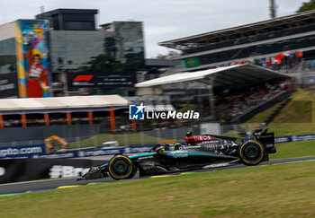 02/11/2024 - 44 HAMILTON Lewis (gbr), Mercedes AMG F1 Team W15, action during the Formula 1 Grande Premio de Sao Paulo 2024, 21th round of the 2024 Formula One World Championship from November 1 to 3, 2024 on the Interlagos Circuit, in Sao Paulo, Brazil - F1 - SAO PAULO GRAND PRIX 2024 - FORMULA 1 - MOTORI