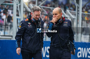 02/11/2024 - HORNER Christian (gbr), Team Principal of Red Bull Racing, LAMBIASE Gianpiero, Race Engineer of Max Verstappen, portrait, during the Formula 1 Grande Premio de Sao Paulo 2024, 21th round of the 2024 Formula One World Championship from November 1 to 3, 2024 on the Interlagos Circuit, in Sao Paulo, Brazil - F1 - SAO PAULO GRAND PRIX 2024 - FORMULA 1 - MOTORI