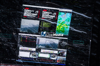 02/11/2024 - illustration, rain, pluie, weather radar meteo during the Formula 1 Grande Premio de Sao Paulo 2024, 21th round of the 2024 Formula One World Championship from November 1 to 3, 2024 on the Interlagos Circuit, in Sao Paulo, Brazil - F1 - SAO PAULO GRAND PRIX 2024 - FORMULA 1 - MOTORI