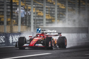 03/11/2024 - 16 LECLERC Charles (mco), Scuderia Ferrari SF-24, action during the Formula 1 Grande Premio de Sao Paulo 2024, 21th round of the 2024 Formula One World Championship from November 1 to 3, 2024 on the Interlagos Circuit, in Sao Paulo, Brazil - F1 - SAO PAULO GRAND PRIX 2024 - FORMULA 1 - MOTORI