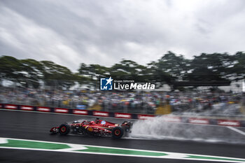 03/11/2024 - 16 LECLERC Charles (mco), Scuderia Ferrari SF-24, action during the Formula 1 Grande Premio de Sao Paulo 2024, 21th round of the 2024 Formula One World Championship from November 1 to 3, 2024 on the Interlagos Circuit, in Sao Paulo, Brazil - F1 - SAO PAULO GRAND PRIX 2024 - FORMULA 1 - MOTORI