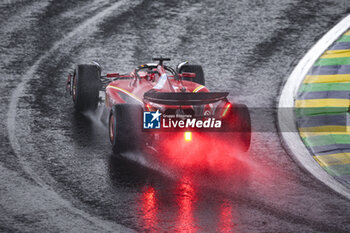 03/11/2024 - 16 LECLERC Charles (mco), Scuderia Ferrari SF-24, action during the Formula 1 Grande Premio de Sao Paulo 2024, 21th round of the 2024 Formula One World Championship from November 1 to 3, 2024 on the Interlagos Circuit, in Sao Paulo, Brazil - F1 - SAO PAULO GRAND PRIX 2024 - FORMULA 1 - MOTORI