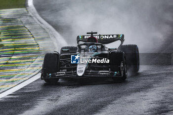 03/11/2024 - 63 RUSSELL George (gbr), Mercedes AMG F1 Team W15, action during the Formula 1 Grande Premio de Sao Paulo 2024, 21th round of the 2024 Formula One World Championship from November 1 to 3, 2024 on the Interlagos Circuit, in Sao Paulo, Brazil - F1 - SAO PAULO GRAND PRIX 2024 - FORMULA 1 - MOTORI