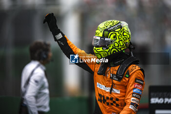 03/11/2024 - NORRIS Lando (gbr), McLaren F1 Team MCL38, portrait during the Formula 1 Grande Premio de Sao Paulo 2024, 21th round of the 2024 Formula One World Championship from November 1 to 3, 2024 on the Interlagos Circuit, in Sao Paulo, Brazil - F1 - SAO PAULO GRAND PRIX 2024 - FORMULA 1 - MOTORI