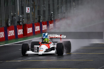 03/11/2024 - HAMILTON Lewis (gbr), driving McLaren MP4/5B action during the Formula 1 Grande Premio de Sao Paulo 2024, 21th round of the 2024 Formula One World Championship from November 1 to 3, 2024 on the Interlagos Circuit, in Sao Paulo, Brazil - F1 - SAO PAULO GRAND PRIX 2024 - FORMULA 1 - MOTORI