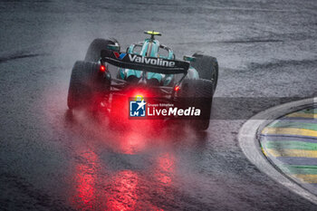 03/11/2024 - 14 ALONSO Fernando (spa), Aston Martin F1 Team AMR24, action during the Formula 1 Grande Premio de Sao Paulo 2024, 21th round of the 2024 Formula One World Championship from November 1 to 3, 2024 on the Interlagos Circuit, in Sao Paulo, Brazil - F1 - SAO PAULO GRAND PRIX 2024 - FORMULA 1 - MOTORI