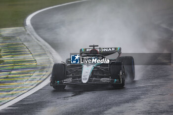 03/11/2024 - 63 RUSSELL George (gbr), Mercedes AMG F1 Team W15, action during the Formula 1 Grande Premio de Sao Paulo 2024, 21th round of the 2024 Formula One World Championship from November 1 to 3, 2024 on the Interlagos Circuit, in Sao Paulo, Brazil - F1 - SAO PAULO GRAND PRIX 2024 - FORMULA 1 - MOTORI