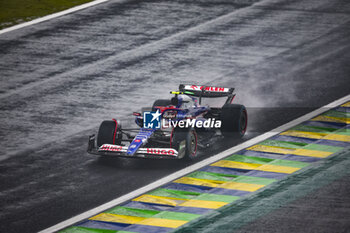 03/11/2024 - 22 TSUNODA Yuki (jap), Visa Cash App RB F1 Team VCARB 01, action during the Formula 1 Grande Premio de Sao Paulo 2024, 21th round of the 2024 Formula One World Championship from November 1 to 3, 2024 on the Interlagos Circuit, in Sao Paulo, Brazil - F1 - SAO PAULO GRAND PRIX 2024 - FORMULA 1 - MOTORI