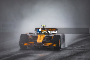 03/11/2024 - 04 NORRIS Lando (gbr), McLaren F1 Team MCL38, action during the Formula 1 Grande Premio de Sao Paulo 2024, 21th round of the 2024 Formula One World Championship from November 1 to 3, 2024 on the Interlagos Circuit, in Sao Paulo, Brazil - F1 - SAO PAULO GRAND PRIX 2024 - FORMULA 1 - MOTORI