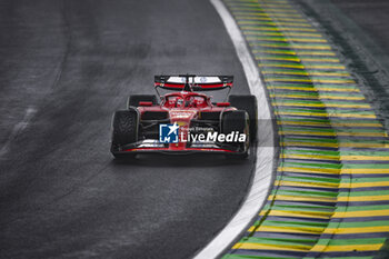 03/11/2024 - 16 LECLERC Charles (mco), Scuderia Ferrari SF-24, action during the Formula 1 Grande Premio de Sao Paulo 2024, 21th round of the 2024 Formula One World Championship from November 1 to 3, 2024 on the Interlagos Circuit, in Sao Paulo, Brazil - F1 - SAO PAULO GRAND PRIX 2024 - FORMULA 1 - MOTORI