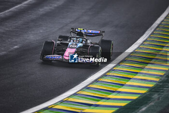 03/11/2024 - 10 GASLY Pierre (fra), Alpine F1 Team A524, action during the Formula 1 Grande Premio de Sao Paulo 2024, 21th round of the 2024 Formula One World Championship from November 1 to 3, 2024 on the Interlagos Circuit, in Sao Paulo, Brazil - F1 - SAO PAULO GRAND PRIX 2024 - FORMULA 1 - MOTORI