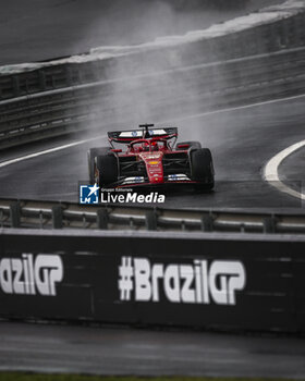 03/11/2024 - 16 LECLERC Charles (mco), Scuderia Ferrari SF-24, action during the Formula 1 Grande Premio de Sao Paulo 2024, 21th round of the 2024 Formula One World Championship from November 1 to 3, 2024 on the Interlagos Circuit, in Sao Paulo, Brazil - F1 - SAO PAULO GRAND PRIX 2024 - FORMULA 1 - MOTORI