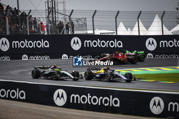 03/11/2024 - 43 COLAPINTO Franco (arg), Williams Racing FW46, 44 HAMILTON Lewis (gbr), Mercedes AMG F1 Team W15, action during the Formula 1 Grande Premio de Sao Paulo 2024, 21th round of the 2024 Formula One World Championship from November 1 to 3, 2024 on the Interlagos Circuit, in Sao Paulo, Brazil - F1 - SAO PAULO GRAND PRIX 2024 - FORMULA 1 - MOTORI