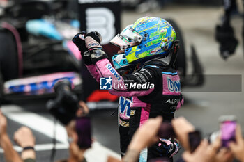 03/11/2024 - GASLY Pierre (fra), Alpine F1 Team A524, portrait OCON Esteban (fra), Alpine F1 Team A524, portrait during the Formula 1 Grande Premio de Sao Paulo 2024, 21th round of the 2024 Formula One World Championship from November 1 to 3, 2024 on the Interlagos Circuit, in Sao Paulo, Brazil - F1 - SAO PAULO GRAND PRIX 2024 - FORMULA 1 - MOTORI