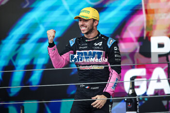 03/11/2024 - GASLY Pierre (fra), Alpine F1 Team A524, portrait podium during the Formula 1 Grande Premio de Sao Paulo 2024, 21th round of the 2024 Formula One World Championship from November 1 to 3, 2024 on the Interlagos Circuit, in Sao Paulo, Brazil - F1 - SAO PAULO GRAND PRIX 2024 - FORMULA 1 - MOTORI