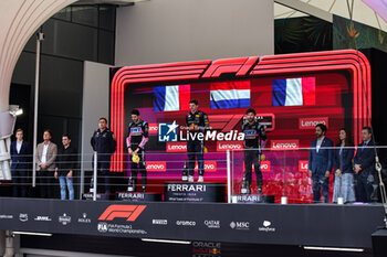 03/11/2024 - WACHE Pierre (fra), Technical Director of Red Bull Racing, portrait OCON Esteban (fra), Alpine F1 Team A524, portrait VERSTAPPEN Max (ned), Red Bull Racing RB20, portrait GASLY Pierre (fra), Alpine F1 Team A524, portrait during the Formula 1 Grande Premio de Sao Paulo 2024, 21th round of the 2024 Formula One World Championship from November 1 to 3, 2024 on the Interlagos Circuit, in Sao Paulo, Brazil - F1 - SAO PAULO GRAND PRIX 2024 - FORMULA 1 - MOTORI