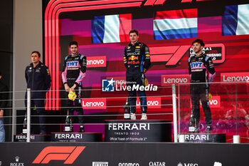 03/11/2024 - WACHE Pierre (fra), Technical Director of Red Bull Racing, portrait OCON Esteban (fra), Alpine F1 Team A524, portrait VERSTAPPEN Max (ned), Red Bull Racing RB20, portrait GASLY Pierre (fra), Alpine F1 Team A524, portrait during the Formula 1 Grande Premio de Sao Paulo 2024, 21th round of the 2024 Formula One World Championship from November 1 to 3, 2024 on the Interlagos Circuit, in Sao Paulo, Brazil - F1 - SAO PAULO GRAND PRIX 2024 - FORMULA 1 - MOTORI