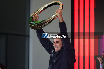 03/11/2024 - WACHE Pierre (fra), Technical Director of Red Bull Racing, portrait podium trophy during the Formula 1 Grande Premio de Sao Paulo 2024, 21th round of the 2024 Formula One World Championship from November 1 to 3, 2024 on the Interlagos Circuit, in Sao Paulo, Brazil - F1 - SAO PAULO GRAND PRIX 2024 - FORMULA 1 - MOTORI