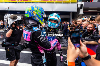 03/11/2024 - OCON Esteban (fra), Alpine F1 Team A524, GASLY Pierre (fra), Alpine F1 Team A524, portrait during the Formula 1 Grande Premio de Sao Paulo 2024, 21th round of the 2024 Formula One World Championship from November 1 to 3, 2024 on the Interlagos Circuit, in Sao Paulo, Brazil - F1 - SAO PAULO GRAND PRIX 2024 - FORMULA 1 - MOTORI