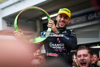 03/11/2024 - GASLY Pierre (fra), Alpine F1 Team A524, portrait during the Formula 1 Grande Premio de Sao Paulo 2024, 21th round of the 2024 Formula One World Championship from November 1 to 3, 2024 on the Interlagos Circuit, in Sao Paulo, Brazil - F1 - SAO PAULO GRAND PRIX 2024 - FORMULA 1 - MOTORI