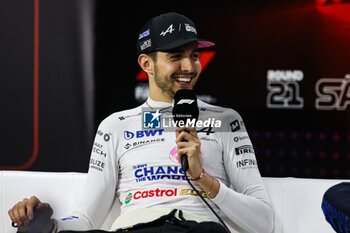 03/11/2024 - OCON Esteban (fra), Alpine F1 Team A524, portrait press conference during the Formula 1 Grande Premio de Sao Paulo 2024, 21th round of the 2024 Formula One World Championship from November 1 to 3, 2024 on the Interlagos Circuit, in Sao Paulo, Brazil - F1 - SAO PAULO GRAND PRIX 2024 - FORMULA 1 - MOTORI