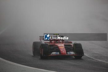 03/11/2024 - 55 SAINZ Carlos (spa), Scuderia Ferrari SF-24, action during the Formula 1 Grande Premio de Sao Paulo 2024, 21th round of the 2024 Formula One World Championship from November 1 to 3, 2024 on the Interlagos Circuit, in Sao Paulo, Brazil - F1 - SAO PAULO GRAND PRIX 2024 - FORMULA 1 - MOTORI