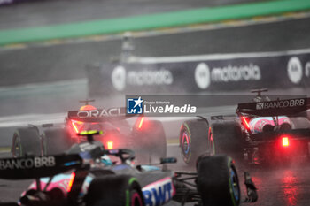 03/11/2024 - 31 OCON Esteban (fra), Alpine F1 Team A524, action 01 VERSTAPPEN Max (nld), Red Bull Racing RB20, action 10 GASLY Pierre (fra), Alpine F1 Team A524, action during the Formula 1 Grande Premio de Sao Paulo 2024, 21th round of the 2024 Formula One World Championship from November 1 to 3, 2024 on the Interlagos Circuit, in Sao Paulo, Brazil - F1 - SAO PAULO GRAND PRIX 2024 - FORMULA 1 - MOTORI