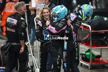 03/11/2024 - GASLY Pierre (fra), Alpine F1 Team A524, portrait OCON Esteban (fra), Alpine F1 Team A524, portrait mechanic, mecanicien, mechanics during the Formula 1 Grande Premio de Sao Paulo 2024, 21th round of the 2024 Formula One World Championship from November 1 to 3, 2024 on the Interlagos Circuit, in Sao Paulo, Brazil - F1 - SAO PAULO GRAND PRIX 2024 - FORMULA 1 - MOTORI