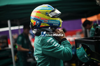 03/11/2024 - ALONSO Fernando (spa), Aston Martin F1 Team AMR24, portrait during the Formula 1 Grande Premio de Sao Paulo 2024, 21th round of the 2024 Formula One World Championship from November 1 to 3, 2024 on the Interlagos Circuit, in Sao Paulo, Brazil - F1 - SAO PAULO GRAND PRIX 2024 - FORMULA 1 - MOTORI