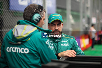 03/11/2024 - ALONSO Fernando (spa), Aston Martin F1 Team AMR24, portrait during the Formula 1 Grande Premio de Sao Paulo 2024, 21th round of the 2024 Formula One World Championship from November 1 to 3, 2024 on the Interlagos Circuit, in Sao Paulo, Brazil - F1 - SAO PAULO GRAND PRIX 2024 - FORMULA 1 - MOTORI