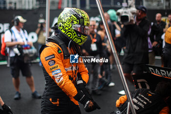 03/11/2024 - NORRIS Lando (gbr), McLaren F1 Team MCL38, portrait during the Formula 1 Grande Premio de Sao Paulo 2024, 21th round of the 2024 Formula One World Championship from November 1 to 3, 2024 on the Interlagos Circuit, in Sao Paulo, Brazil - F1 - SAO PAULO GRAND PRIX 2024 - FORMULA 1 - MOTORI