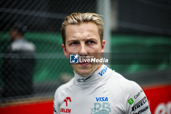 03/11/2024 - LAWSON Liam (nzl), Visa Cash App RB F1 Team VCARB 01, portrait during the Formula 1 Grande Premio de Sao Paulo 2024, 21th round of the 2024 Formula One World Championship from November 1 to 3, 2024 on the Interlagos Circuit, in Sao Paulo, Brazil - F1 - SAO PAULO GRAND PRIX 2024 - FORMULA 1 - MOTORI