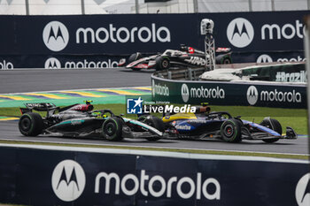 03/11/2024 - 44 HAMILTON Lewis (gbr), Mercedes AMG F1 Team W15, action 43 COLAPINTO Franco (arg), Williams Racing FW46, action during the Formula 1 Grande Premio de Sao Paulo 2024, 21th round of the 2024 Formula One World Championship from November 1 to 3, 2024 on the Interlagos Circuit, in Sao Paulo, Brazil - F1 - SAO PAULO GRAND PRIX 2024 - FORMULA 1 - MOTORI