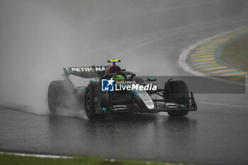 03/11/2024 - 44 HAMILTON Lewis (gbr), Mercedes AMG F1 Team W15, action during the Formula 1 Grande Premio de Sao Paulo 2024, 21th round of the 2024 Formula One World Championship from November 1 to 3, 2024 on the Interlagos Circuit, in Sao Paulo, Brazil - F1 - SAO PAULO GRAND PRIX 2024 - FORMULA 1 - MOTORI