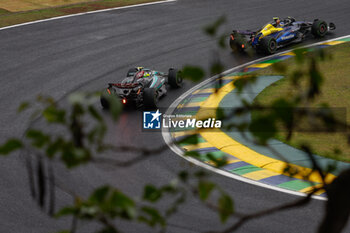 03/11/2024 - 44 HAMILTON Lewis (gbr), Mercedes AMG F1 Team W15, action 43 COLAPINTO Franco (arg), Williams Racing FW46, action during the Formula 1 Grande Premio de Sao Paulo 2024, 21th round of the 2024 Formula One World Championship from November 1 to 3, 2024 on the Interlagos Circuit, in Sao Paulo, Brazil - F1 - SAO PAULO GRAND PRIX 2024 - FORMULA 1 - MOTORI