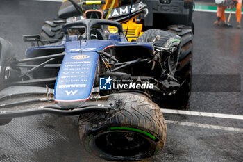 03/11/2024 - 43 COLAPINTO Franco (arg), Williams Racing FW46, action crash, accident, during the Formula 1 Grande Premio de Sao Paulo 2024, 21th round of the 2024 Formula One World Championship from November 1 to 3, 2024 on the Interlagos Circuit, in Sao Paulo, Brazil - F1 - SAO PAULO GRAND PRIX 2024 - FORMULA 1 - MOTORI