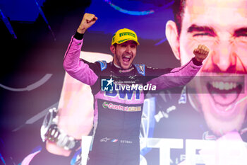 03/11/2024 - OCON Esteban (fra), Alpine F1 Team A524, portrait podium during the Formula 1 Grande Premio de Sao Paulo 2024, 21th round of the 2024 Formula One World Championship from November 1 to 3, 2024 on the Interlagos Circuit, in Sao Paulo, Brazil - F1 - SAO PAULO GRAND PRIX 2024 - FORMULA 1 - MOTORI