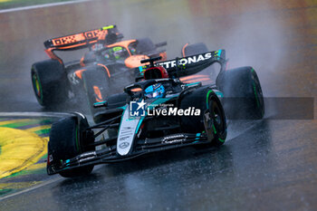 03/11/2024 - 63 RUSSELL George (gbr), Mercedes AMG F1 Team W15, action during the Formula 1 Grande Premio de Sao Paulo 2024, 21th round of the 2024 Formula One World Championship from November 1 to 3, 2024 on the Interlagos Circuit, in Sao Paulo, Brazil - F1 - SAO PAULO GRAND PRIX 2024 - FORMULA 1 - MOTORI